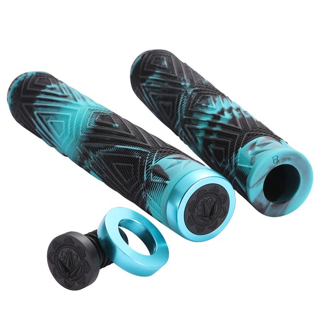 Will Scott Hand Grips - Black / Teal