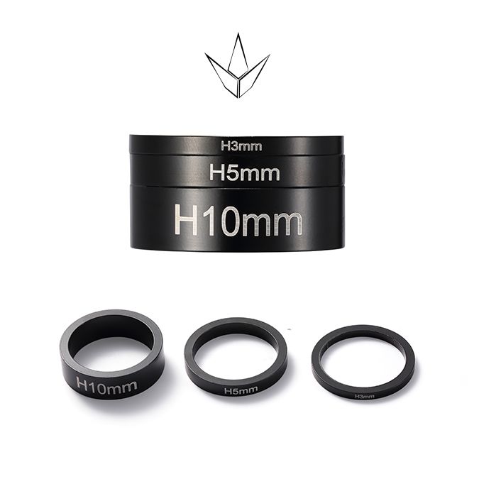 Bar Spacers Black 3 Pack  (3mm, 5mm, 10mm)