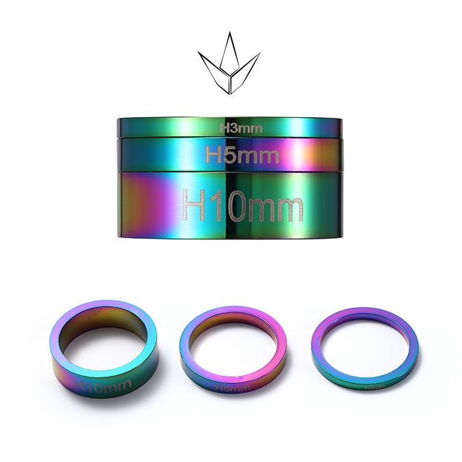 Bar Spacers Oil Slick  3 Pack (3mm, 5mm, 10mm)