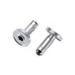 Alloy Bar Ends - Silver Pair