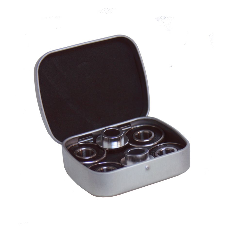 Envy Abec 9 Bearings with CNC Spacers - Tin (2 Sets)