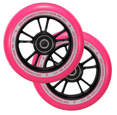 100mm Wheels (Pair) -  Pink