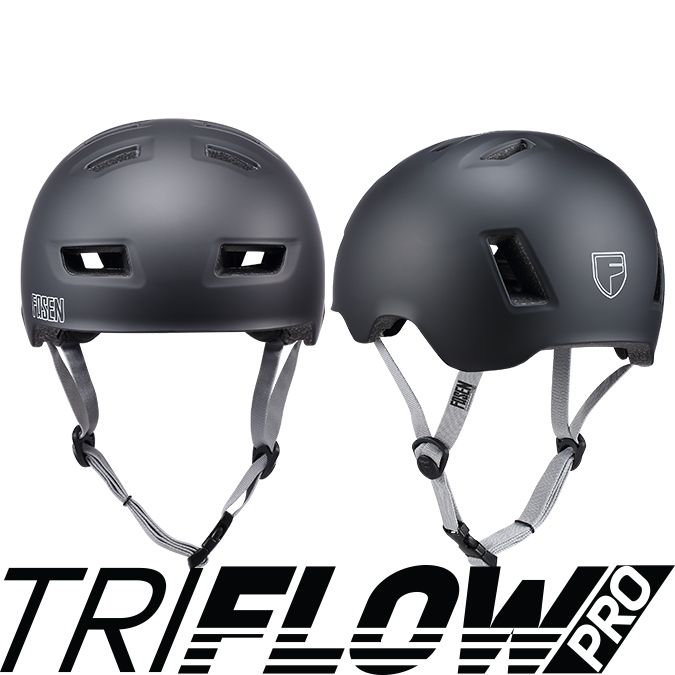 Fasen Protection- TriFlow Pro Helmet - Matte Black- Small