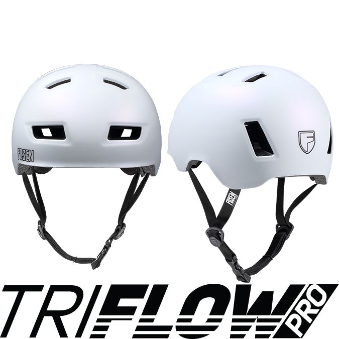 Fasen Protection- TriFlow Pro Helmet - Matte White- Medium