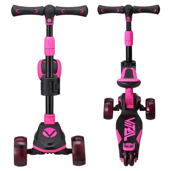 Vital Scooters – Tyke 3 Wheel Scooter- Pink