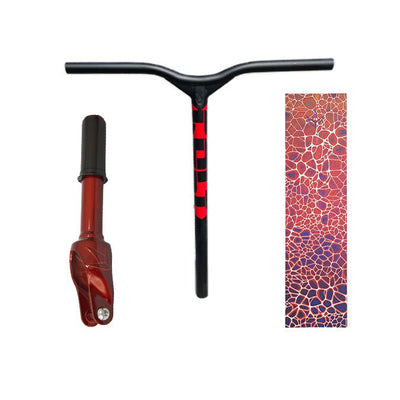 Envy COLT Fork, Grip Tape & Bar BUNDLE - Red