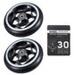 Pair 30mm TRI Bearing Wheels + Wheel Spacer