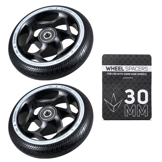 Envy Pair 30mm TRI Bearing Wheels + Wheel Spacer