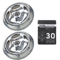 Pair 30mm TRI Bearing Wheels + Wheel Spacer