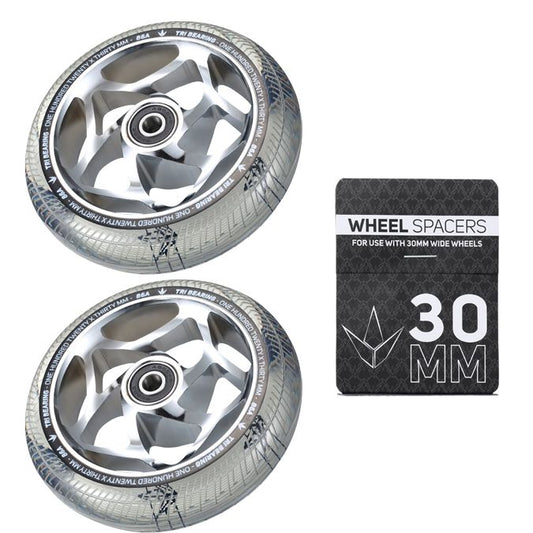Envy Pair 30mm TRI Bearing Wheels + Wheel Spacer