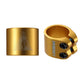 Fasen 2 Bolt Clamp - Gold - two angles