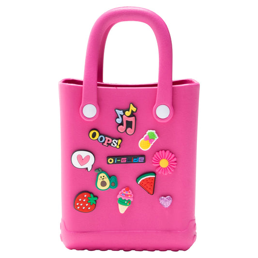 I-GLIDE Adventure Tote Bag with Charms - Pink