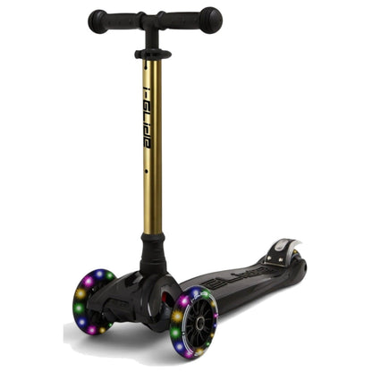 I-GLIDE 3-Wheel Kids Scooter - Limited Edition Black/Gold Chrome