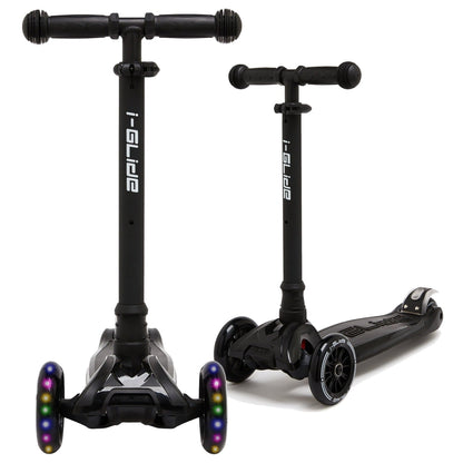 I-GLIDE 3-Wheel Kids Scooter - Black