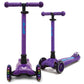 I-GLIDE 3-Wheel Kids Scooter - Purple/Blue - two angles