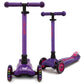 I-GLIDE 3-Wheel Kids Scooter - Purple/Pink - two angles