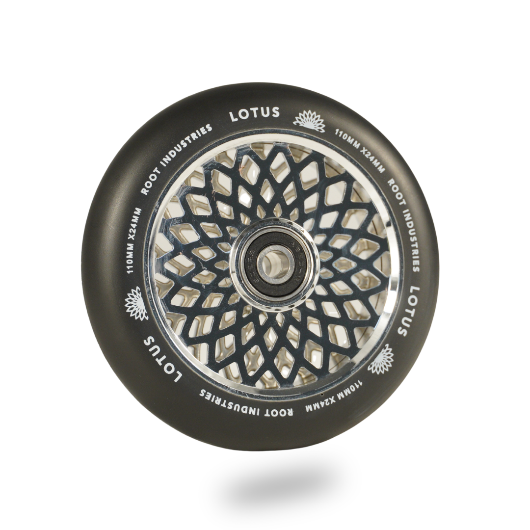 Root Industries LOTUS 110mm Wheels - Black/Mirror - single