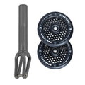 Unfair FX-1 Fork + Root Honeycore 110mm Wheels Saver Pack – Graphite / Black on Black