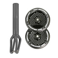 Unfair FX-1 Fork + Root Honeycore 120mm Wheels Saver Pack – Graphite / Black on Black
