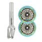 Unfair FX-1 Fork + Root Lotus 110mm Wheels Saver Pack – Mirror / Blue on Gold Splatter