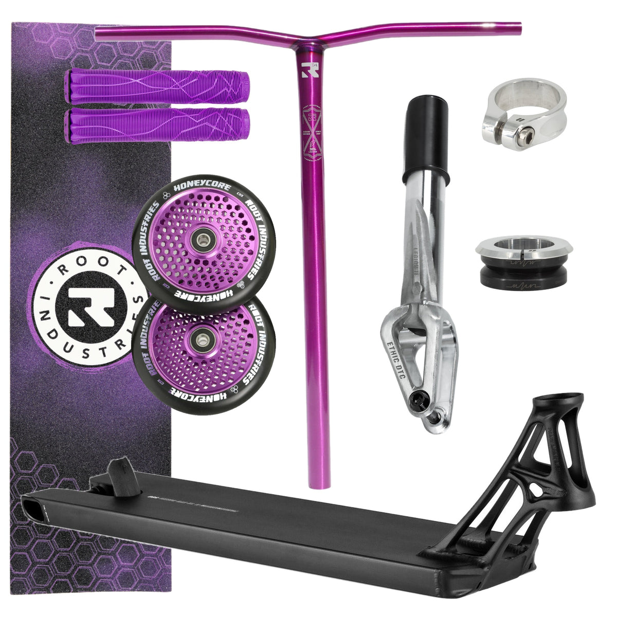 Ethic Pandemonium Custom Scooter – Burnt Purple