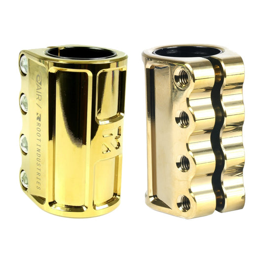 Root Industries AIR SCS Clamp - Gold Rush - two angles