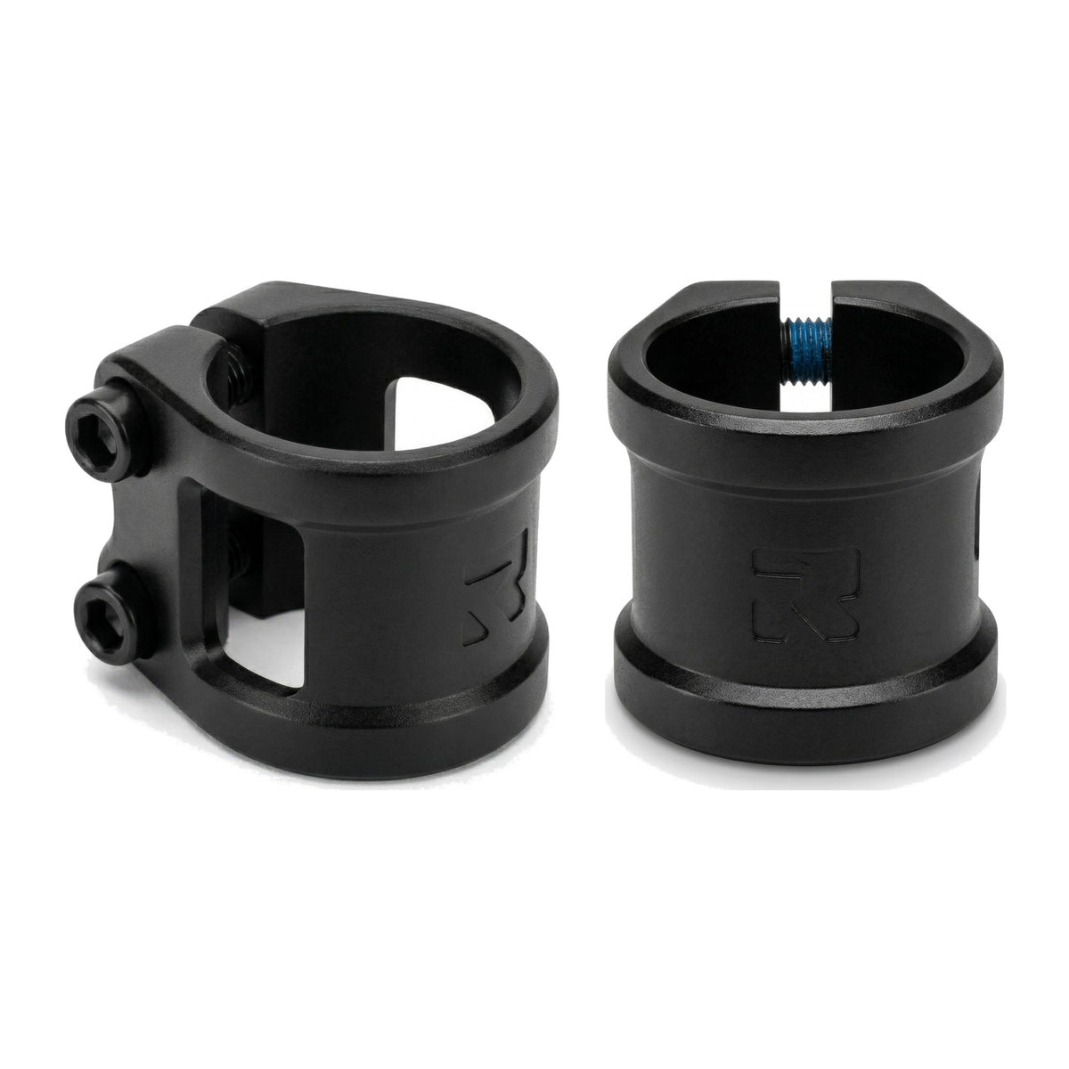 Root Industries AIRLite Double Clamp - Black - two angles