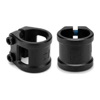 Root Industries AIRLite Double Clamp - Black - two angles