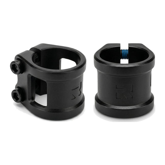 Root Industries AIRLite Double Clamp - Black - two angles