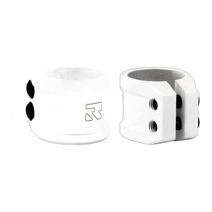 Root Industries LITHIUM Double Clamp - White - two angles