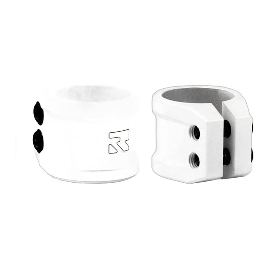 Root Industries LITHIUM Double Clamp - White - two angles