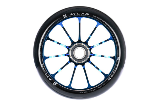 Ethic DTC Atlas 12STD Wheels 115mm (Pair) - Chrome Blue