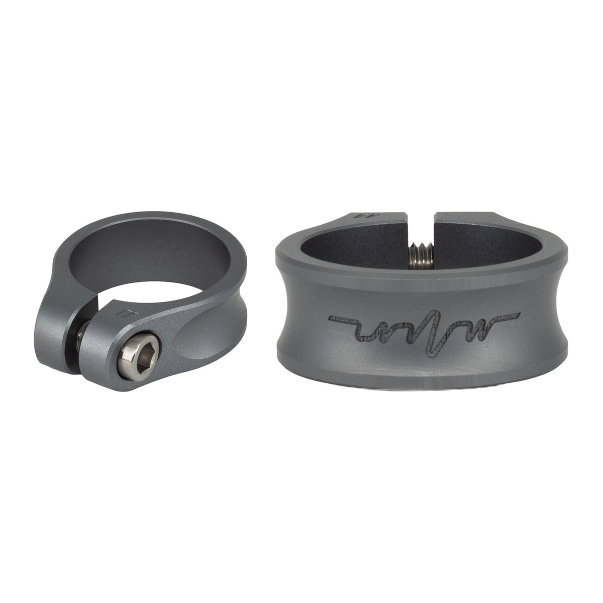 Unfair FX-1 Clamp - Graphite - two angles